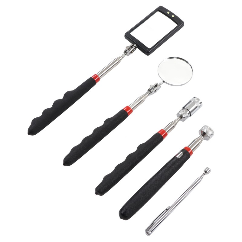 5 Pcs Magnetic Pickup Tool Set 10lb 8lb 1.5lb Pick