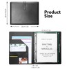 A4 Portfolio Folder with Ring Binder, Document Folder with 45