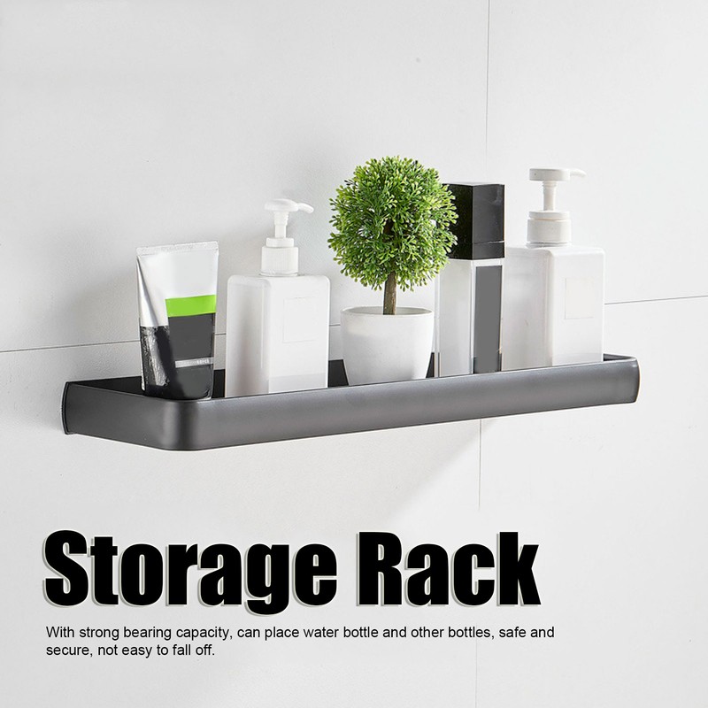 40cm Wall Mounted Storage Rack Wall Shelf Seasoning Organizer for