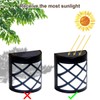 GIGALUMI 8 Pack Cold White Solar Fence Lights
