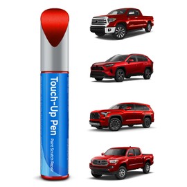 Touch Up Paint Compatible with Toyota Exact Match Touch Up Paint Car Scratch Repair (Absolutely Red/Red Pop （3P0）)