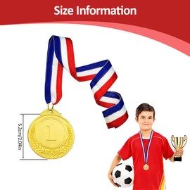 OUDQFCJ Medals, Gold Silver Bronze Medal, Number Medals, Zinc Alloy Medal, Winning Rewards, Children's Sports Competition Awards, Game Competition Awards