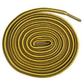 1 Pair Collonil Laces, Chord, Round, Thick, Diameter 3 mm, Various Lengths and Colours - Grey - 150