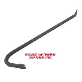GreatNeck WR24 Wrecking Bar, 24 Inch | Pry, Strike, & Demo with Single Rugged Tool | Slotted Nail Puller & Hardened Prying Edge | Drop Forged Steel Construction Tool | Rust Resistant