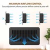 Floor Vent Covers 4x12, Black Floor Registers, Heavy Duty Steel