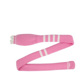 Scott Edward Knitted Golf Club Cover Long Full Coverage Golf Club Cover Set of 3 Fits Well Driver(460cc) Fairway Wood and Hybrid(UT) Golf Club Protector for Male/Female on Pink Stripe Style