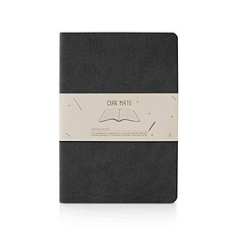 Ciak Mate Lined Notebook 8.25" x 11.5" Black