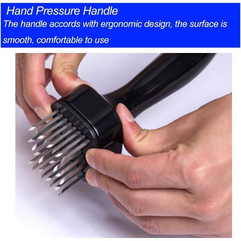 fastbird Meat Tenderizer for Tenderizing with 24 Stainless Steel Blades