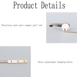 Setaria Viridis Toilet Trip Levers Toilet Flusher Replacement kit Toilet Flush Handle Toilet Tank Replacement kit Frontal Tank Lever Parts,