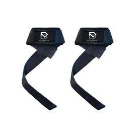 BAY GEAR CO. Wrist Straps for Weightlifting - 1 Pair Cotton Lifting Straps with Neoprene Padding, Comfortable Gym Essentials for Enhanced Grip Strength - Unique Printed Black Camo Design