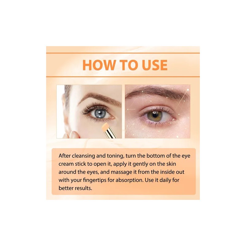Crema De Ojos Reducción Ojeras Vitamina C Acido Hialuronico