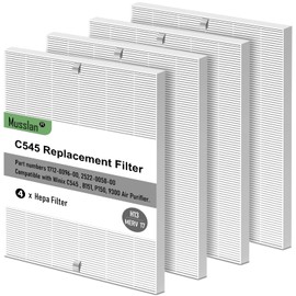 C545 True HEPA Replacement Filter 4 Pack H13 True HEPA Air Filter Replacement for Winix C545 Purifier Filter S Compatible with Part 1712-009600, 2522-0058-00 Allergy & Dust Reduction