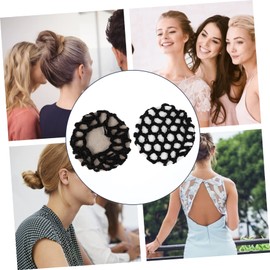 DECHOUS 8pcs Ballet Hair Nets for Women Lightweight and Breathable Bun Covers for Dance Schools and Daily Wear Practical Hair Accessories for Dancers