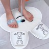 Foot exfoliation, foot washing mat, shoe brush, foot washing, foot drying, rabbit / 발각질제거 발씻는매트 신발 브러쉬 세족 발닦기 토끼