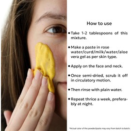 Exfoliante Facial De Sándalo Batna Con Cúrcuma Y Polvo De Sándalo - 100 G