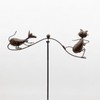 1.35m Cat & Mouse Rusty Tom Jerry Spinner - Brown