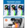 SARISUN Travel Pillow Combo with Chin Strap, Airplane Pillows with