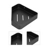 Black Corner Shower Caddy Aluminium Alloy for Bathroom Toilet Kitchen