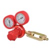 Acetylene Pressure Reducer 8mm Inlet Port Dual Display Shockproof Acetylene