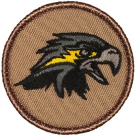 Cool Boy Scout Patrol Patch! - #585 The Black Hawk Patrol!