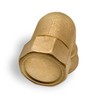 Pipe Cap Lid 1" Female Brass Pipe Cap NPT 1