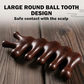 Beavorty Peine De Masaje Meridiano Peine De Bolsillo Para El Cabello Rizado Tabla De Raspar Guasha Pequeño Herramienta Facial Guasha Cuero Cabelludo Antiguo Sándalo De Lactancia