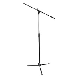 Gator Frameworks Rok-It Series Telescoping Tripod Mic Stand Adjustable with 32" to 62" Height and Extendable Boom Arm, Fully Collapsible for Convenient Travel (RI-MIC-1020)