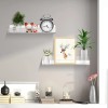 Jiepai Acrylic Shower Caddy Shelves 2 Pack Adhesive Bathroom Storage