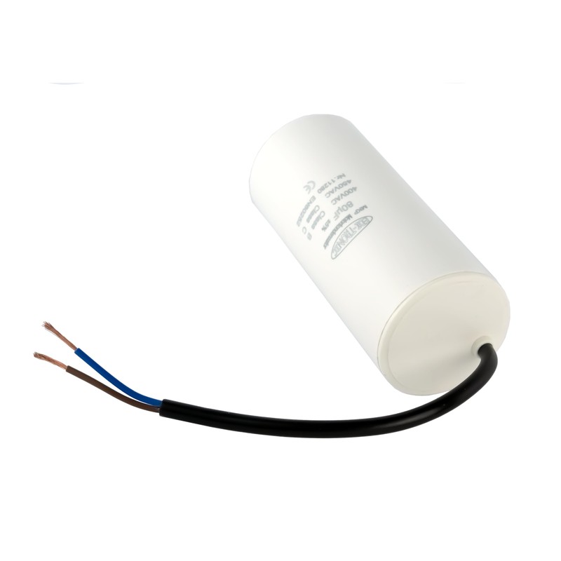 Starting Capacitor, Motor Capacitor, Working Capacitor, Cable 80 μF, 450
