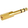 Poppstar 2x Audio Adapter Coupler Jack 3.5 mm Female to