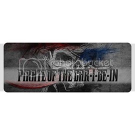 Makoroni Pirate of The CAR I BE in Pirate, CAR Magnet-Magnetic Bumper Sticker, DesA66