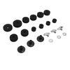 21Pcs Drum Cymbal Felt Pad Non Slip Instrument Accessory Replacement