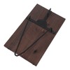 Motorcycle Helmet Rack with Jacket Hook Wood and Iron Wall