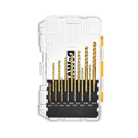 DEWALT Titanium Nitride Coated Drill Bit Set, Pilot Point, 21-Piece (DW1361)