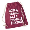 Hippowarehouse Hotel Tango Alfa Charlie Foxtrot Drawstring Cotton School Gym