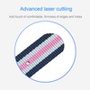 MZBUTIQ 10mm Blue/white/pink Nylon Watch Strap One Piece Fabric Watch