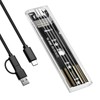 M.2 NVMe SSD Enclosure USB-C 10Gbps, USB 3.1 Gen2 Adapter