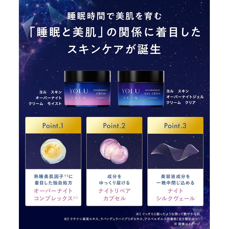 YOLU Yol Skin Overnight Gel Cream Clear