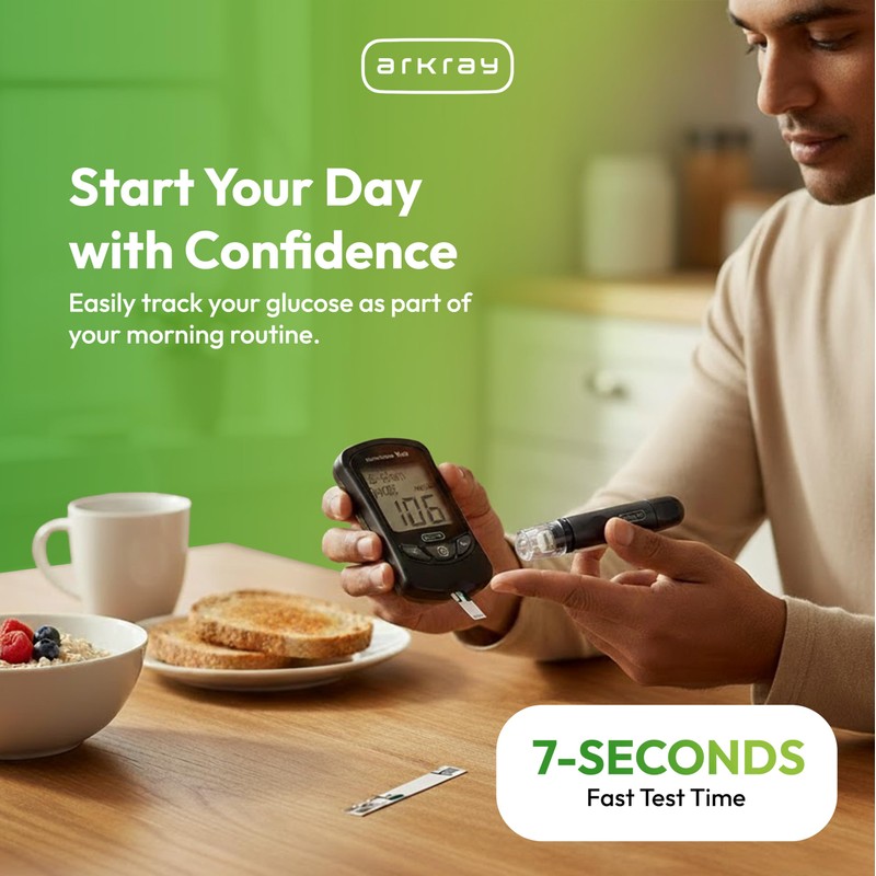 ARKRAY GLUCOCARD Vital Blood Glucose Meter Kit – Complete Glucose