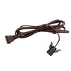 National Artcraft 6 Ft Brown Replacement Lamp Cord with Clip-in