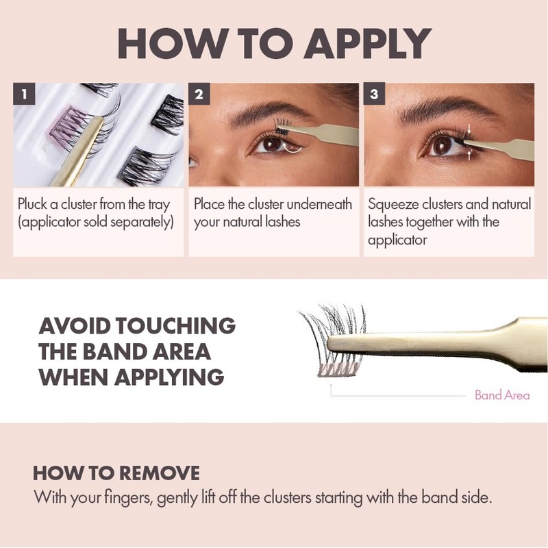 i-ENVY Press&Go 100% Real Mink Self-Adhesive Eyelashes, No Glue Needed