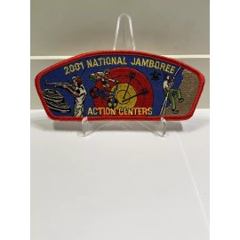 2001 BSA Boy Scouts National Jamboree Action Centers JSP Shoulder Patch