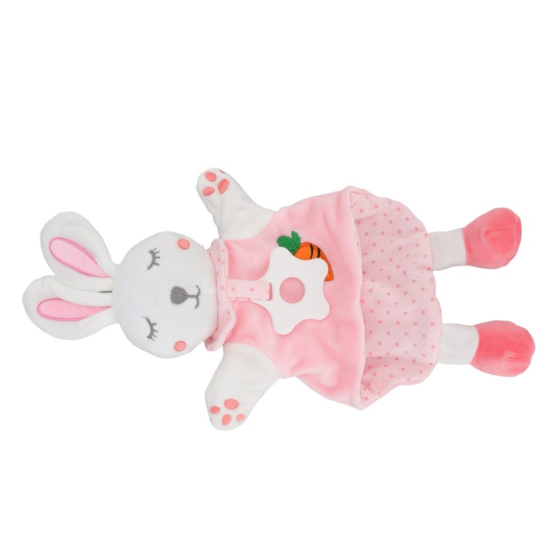 Baby Security Blanket Cute Bunny Baby Teething Stuffed Dolls Soft