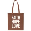 Faith Hope Love Tote Shopping Gym Beach Bag 42cm x38cm,