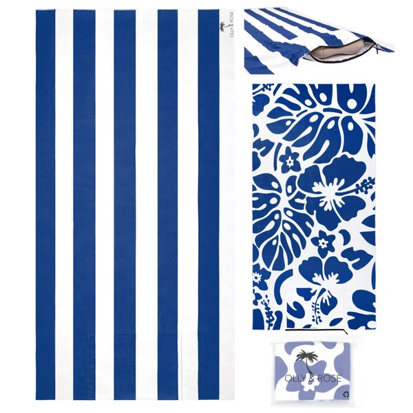 Olly & Rose Luxury Microfibre Extra Large Beach Towel with