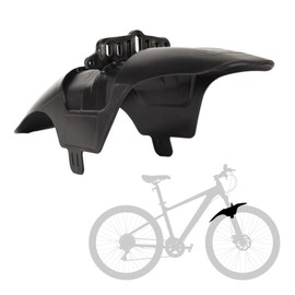 Mudhugger Fox Mountain Bike Mudguard - Shorty Evo Bolt-On Front Mud Guard for Fox Fork 27.5"-29" Full Suspension Mountain Bike, L390mm x W90mm, Tools Included