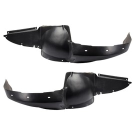 TRQ Inner Fender Liner Set Compatible with 2007-2009 Pontiac G5 GM1250121 GM1251120