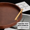 JUMBO HUMBLE Modern Decorative Serving Tray, Set of 2 Modern