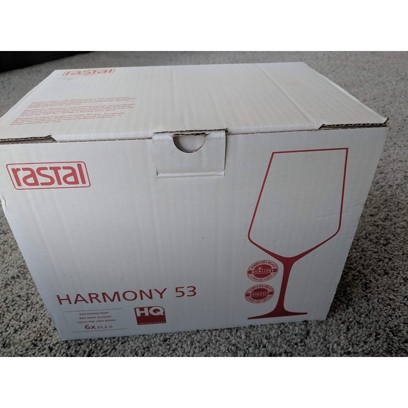 Rastal Harmony Wine Glasses, Set of 6 (Red Wine)
