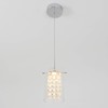 Artika Bubble Cube Pendant Light, 1, Chrome